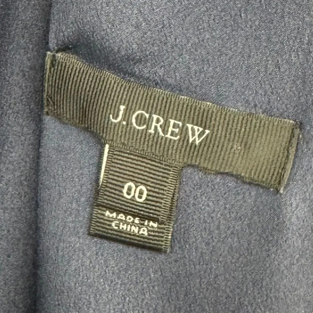 J Crew Silk Swoop Shift Dress Size 00
